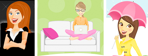 Custom Illustration from April Showers Blog Design