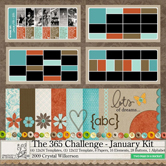 Creativity by Crystal - January 2009 - Project 365 Digital Kit Creativity by Crystal - January 2009 - Project 365 Digital Kit