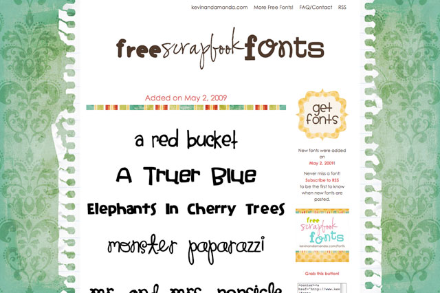 Click to Download Free Scrapbook Fonts Click to Download Free Scrapbook Fonts