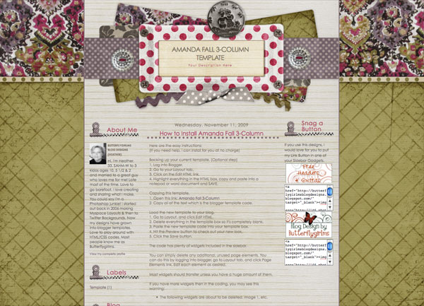 Free Scrapbook Blog Layouts, Backgrounds, and Templates Free Scrapbook Blog Layouts, Backgrounds, and Templates