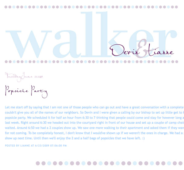cutest blog designs
