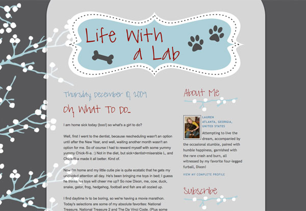 cutest blog designs