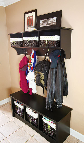 foyer makeover storage bench and shelves foyer makeover storage bench and shelves