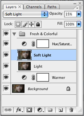 Photoshop's Soft Light Action Image of Photoshop's Soft Light Action