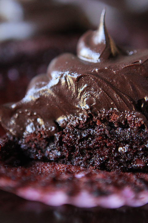 Brownie Batter Chocolate Fudge Cupcakes Image of a Brownie Batter Chocolate Fudge Cupcake