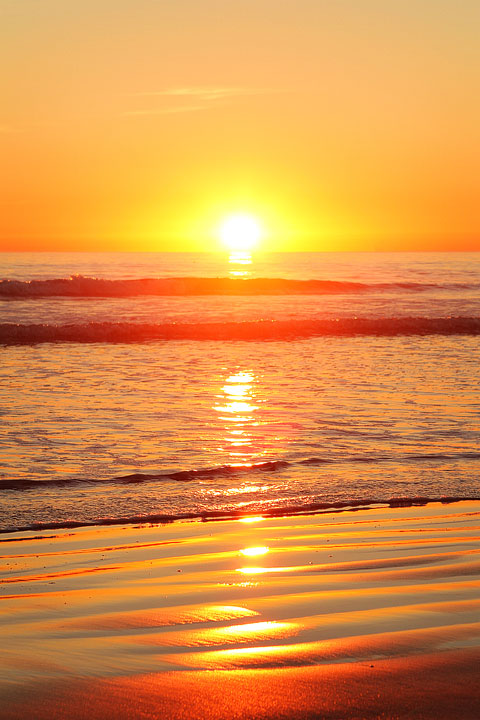 Sunset on the Beach Image of a Sunset on the Beach