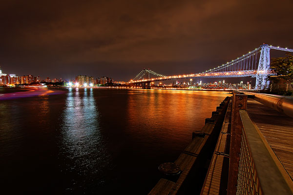 Bridge at Night Image of a Bridge at Night