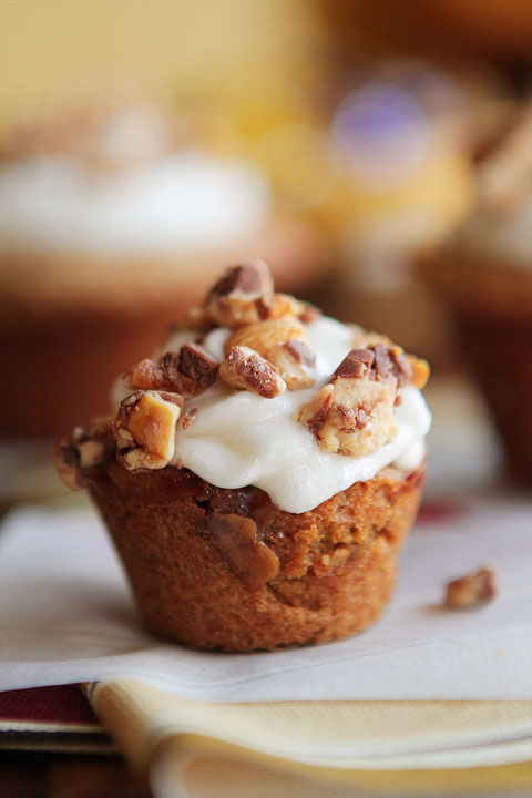 Frosted Candy Bar Stuffed Cookie Cups Frosted Candy Bar Stuffed Cookie Cups