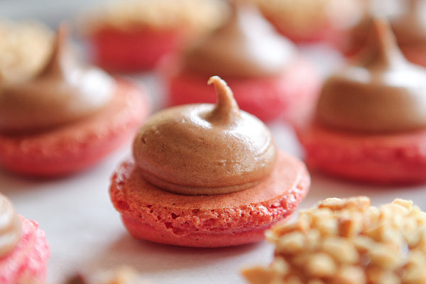 Thanksgiving Themed Holiday Macarons: Caramel Apple Macarons, Chocolate Acorns, and Chocolate Peanut Butter Candy Corn Turkeys Thanksgiving Themed Holiday Macarons: Caramel Apple Macarons, Chocolate Acorns, and Chocolate Peanut Butter Candy Corn Turkeys