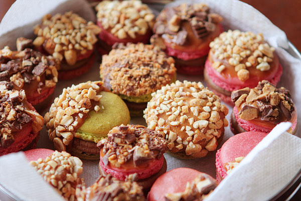 Thanksgiving Themed Holiday Macarons: Caramel Apple Macarons, Chocolate Acorns, and Chocolate Peanut Butter Candy Corn Turkeys Thanksgiving Themed Holiday Macarons: Caramel Apple Macarons, Chocolate Acorns, and Chocolate Peanut Butter Candy Corn Turkeys