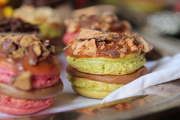 Thanksgiving Themed Holiday Macarons: Caramel Apple Macarons, Chocolate Acorns, and Chocolate Peanut Butter Candy Corn Turkeys Thanksgiving Themed Holiday Macarons: Caramel Apple Macarons, Chocolate Acorns, and Chocolate Peanut Butter Candy Corn Turkeys