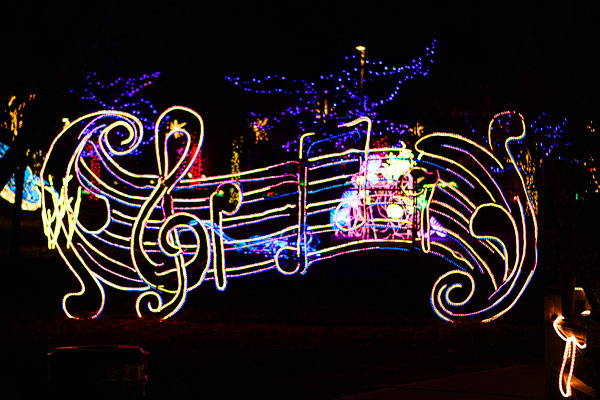 Holiday River of Lights in Albuquerque, New Mexico Holiday River of Lights in Albuquerque, New Mexico