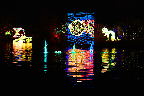 Holiday River of Lights in Albuquerque, New Mexico Holiday River of Lights in Albuquerque, New Mexico