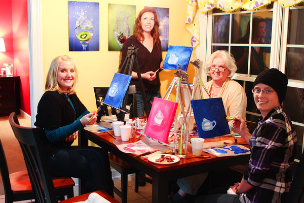Chocolate Taste Testing and Macaron Social Painting Party Chocolate Taste Testing and Macaron Social Painting Party