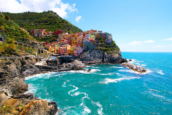 Manarola and Riomaggiore, Cinque Terre, Italy Manarola and Riomaggiore, Cinque Terre, Italy