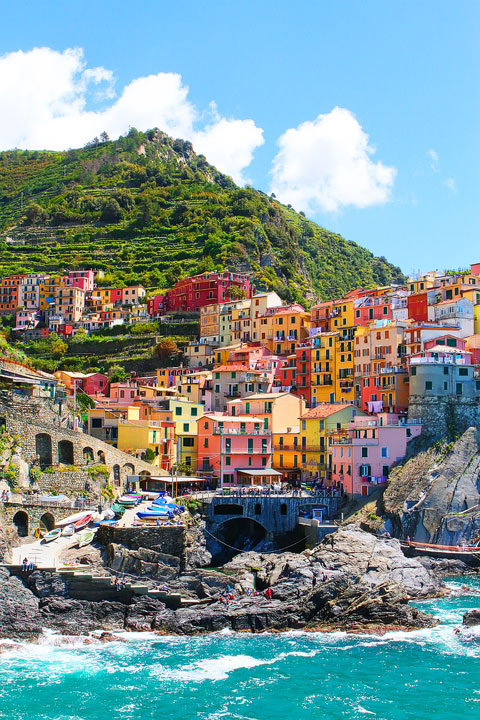 Manarola and Riomaggiore, Cinque Terre, Italy Manarola and Riomaggiore, Cinque Terre, Italy