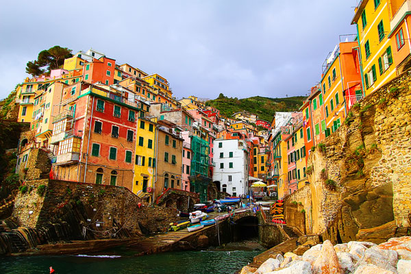 Manarola and Riomaggiore, Cinque Terre, Italy Manarola and Riomaggiore, Cinque Terre, Italy