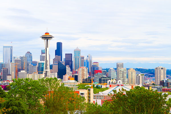 Seattle Space Needle Skyline
