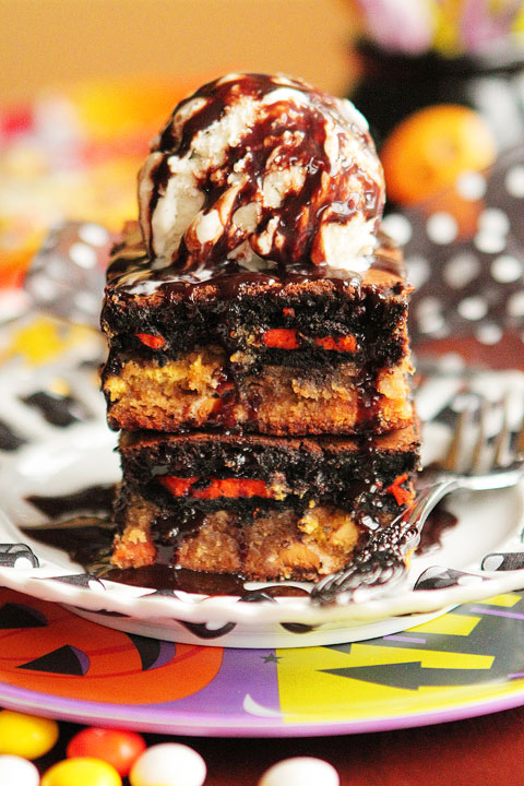 Image of the Ultimate Halloween Brownie Bars