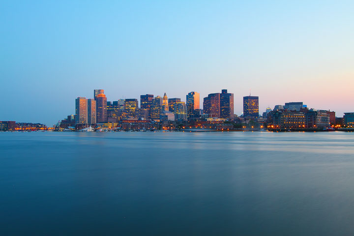 Best View of Boston Skyline at Night Best View of Boston Skyline at Night