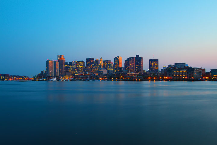 Best View of Boston Skyline at Night Best View of Boston Skyline at Night