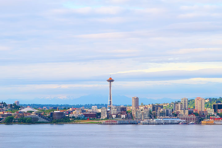 Best View of Seattle Space Needle and Skyline Best View of Seattle Space Needle and Skyline