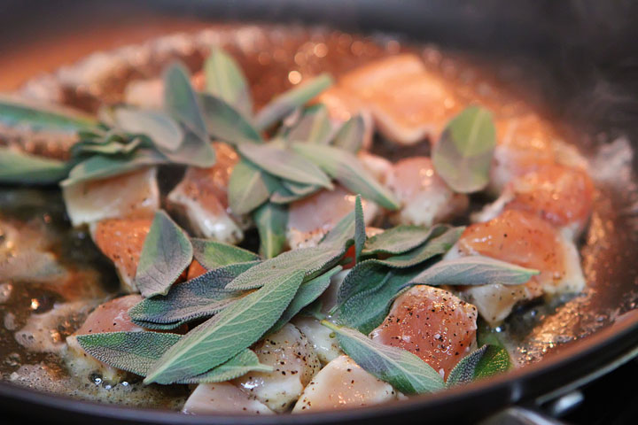5 Minute Brown Butter Chicken and Crispy Sage 5 Minute Brown Butter Chicken and Crispy Sage