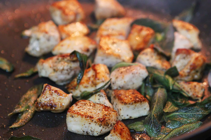 5 Minute Brown Butter Chicken and Crispy Sage 5 Minute Brown Butter Chicken and Crispy Sage