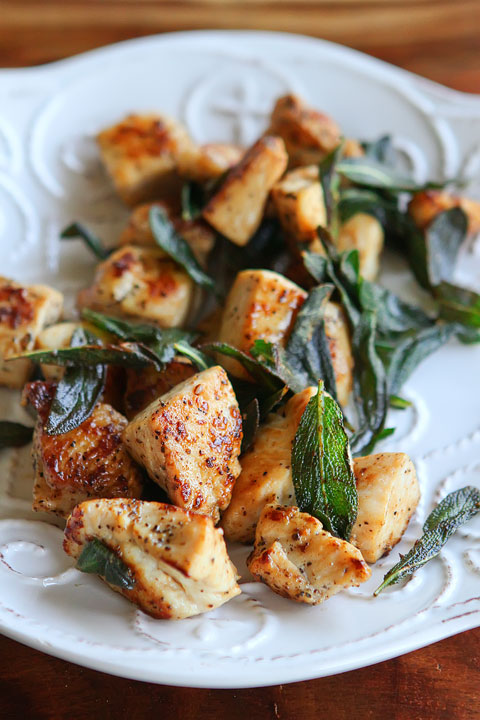5 Minute Brown Butter Chicken and Crispy Sage 5 Minute Brown Butter Chicken and Crispy Sage