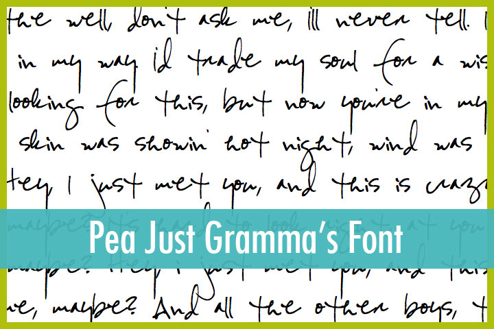 Free Handwriting Fonts Free Handwriting Fonts