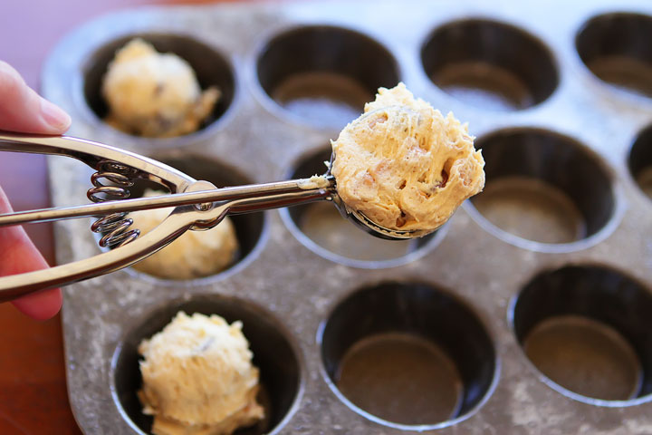 Ganache Stuffed Banana Pudding Cookie Muffins Ganache Stuffed Banana Pudding Cookie Muffins