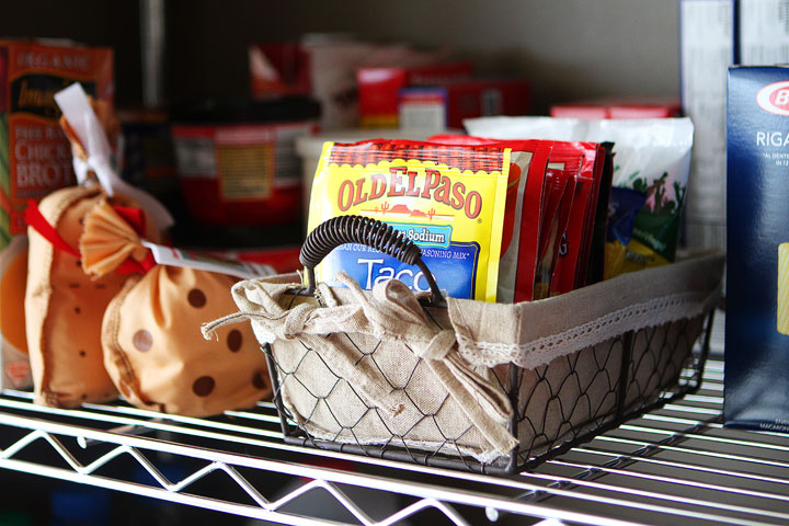 Vintage Milk Crates and Wire Baskets for the Pantry Vintage Milk Crates and Wire Baskets for the Pantry