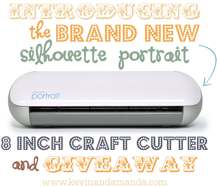Introducing the *brand new* Silhouette Portrait, an 8-inch personal craft cutter. It's small in size, small on price, and BIG on features. Enter to win this giveaway for one Silhouette Portrait from www.kevinandamanda.com. And check back on Black Friday for an AMAZING coupon code for Silhouette accessories! Introducing the *brand new* Silhouette Portrait, an 8-inch personal craft cutter. It's small in size, small on price, and BIG on features. Enter to win this giveaway for one Silhouette Portrait from www.kevinandamanda.com. And check back on Black Friday for an AMAZING coupon code for Silhouette accessories!