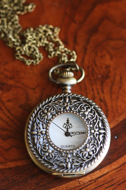 Pocket Watch Necklace from Etsy Pocket Watch Necklace from Etsy