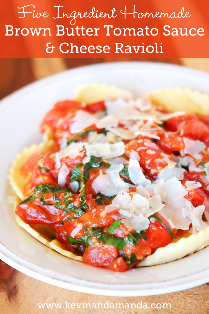 Make your own tomato sauce using only tomatoes, basil, parmesan, butter, salt and pepper. Takes less than 10 mins. Serve over ravioli. LOVE this #recipe!! Make your own tomato sauce using only tomatoes, basil, parmesan, butter, salt and pepper. Takes less than 10 mins. Serve over ravioli. LOVE this #recipe!!