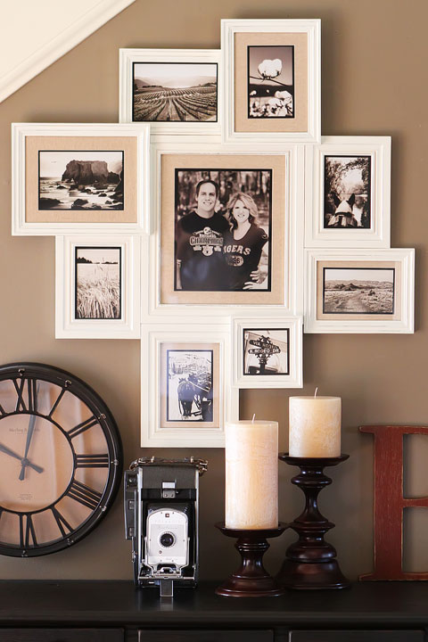 Turn that blank wall under the stairs into a photo gallery wall! Turn that blank wall under the stairs into a photo gallery wall!