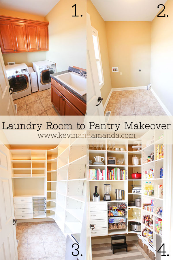 Pantry Makeover Before & After Photos www.kevinandamanda.com Pantry Makeover Before & After Photos www.kevinandamanda.com