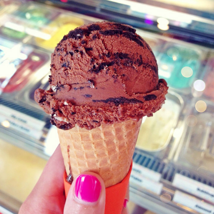Chocolate Oreo Ice Cream from B Candy in Newport Beach
