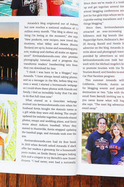 Kevin & Amanda East Alabama Living Magazine Feature Kevin & Amanda East Alabama Living Magazine Feature