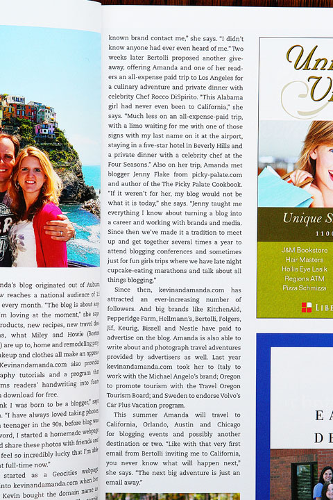 Kevin & Amanda East Alabama Living Magazine Feature Kevin & Amanda East Alabama Living Magazine Feature