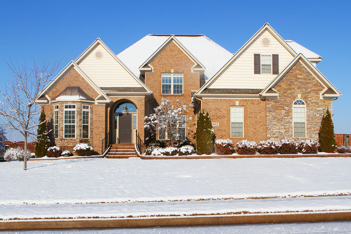 Snow Day Image of our Snowy House