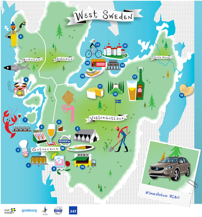 20 Things a Foodie Could Do in West Sweden #Travel #WestSweden #inaVolvo