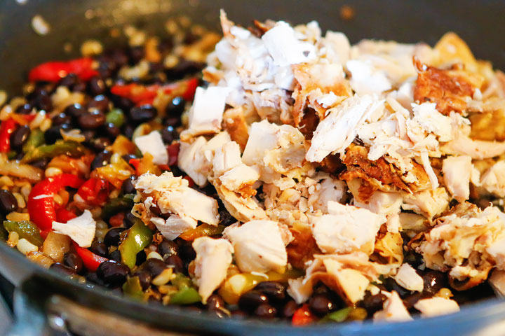 Make these fun Southwestern Chicken Cups using Wonton Wrappers in a Muffin Tin! Great for using up leftover rotisserie chicken or boneless, skinless chicken breasts.
