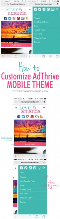 Easy Ways to Customize Your AdThrive Mobile Theme!