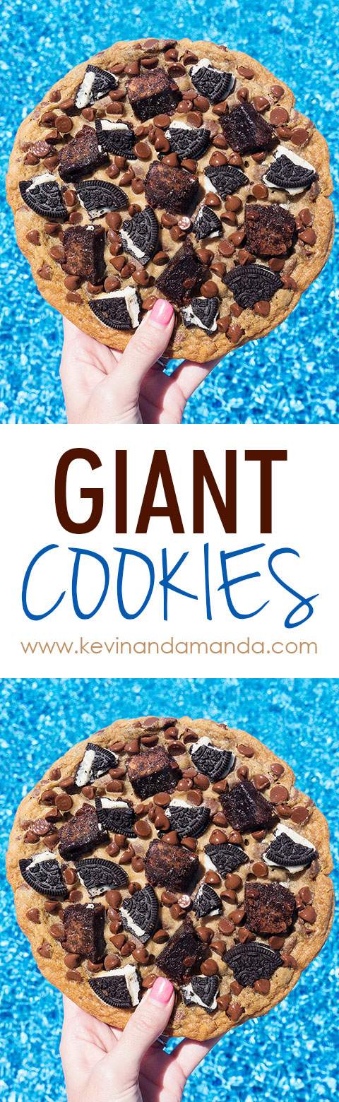 How to make GIANT COOKIES the size of your head!! So fun!!