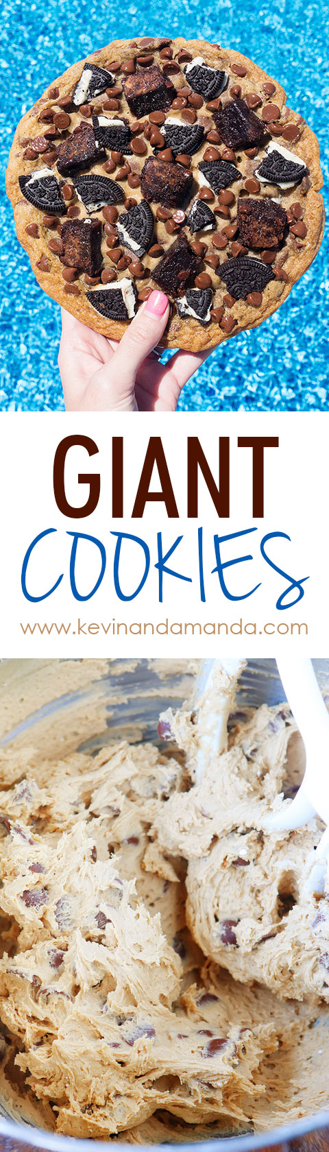 How to make GIANT COOKIES the size of your head!! So fun!!