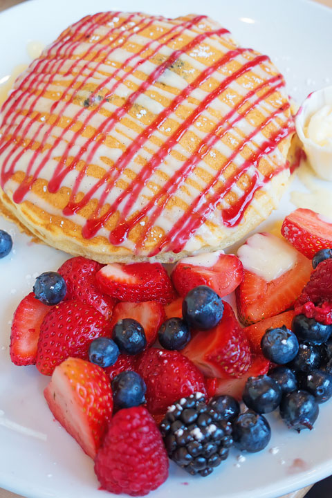 Wildberry Pancakes Image of Wildberry Pancakes from Butters Pancakes & Cafe