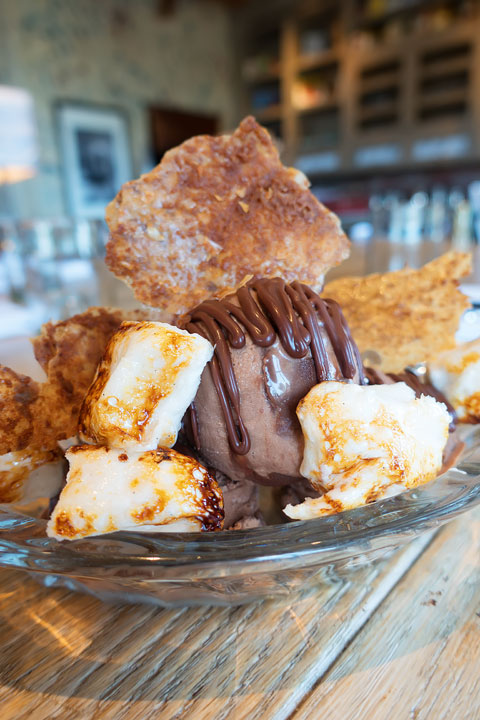 S'mores Sundae Image of a S'mores Sundae from Proof Canteen
