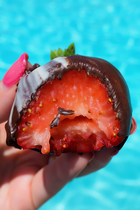 Chocolate Covered Strawberry Image of a Chocolate Covered Strawberry