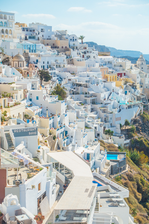 Houses in Santorini Image of the Homes of Santorini